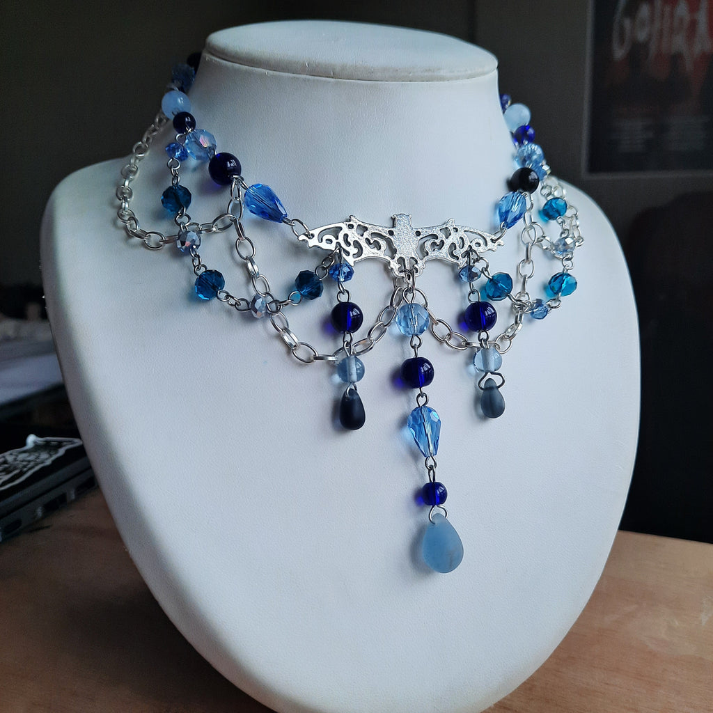 Collier "Blue Bat"