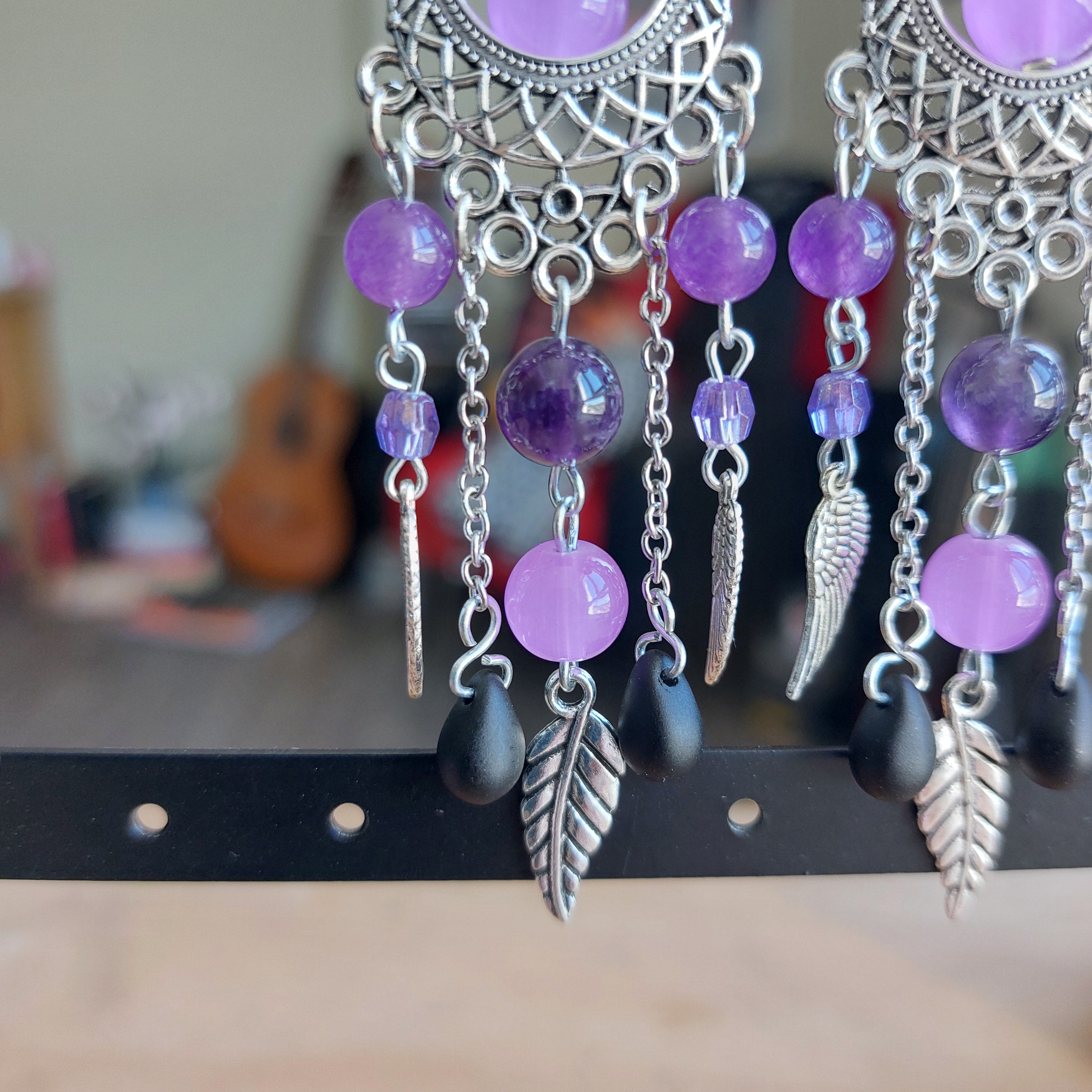 Boucles d'oreilles "Purple Dream"