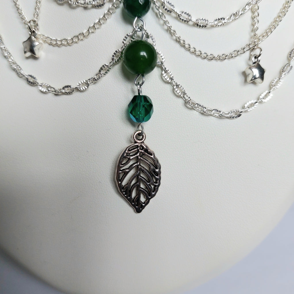 Collier "Papillon Vert"
