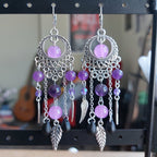 Boucles d'oreilles "Purple Dream"
