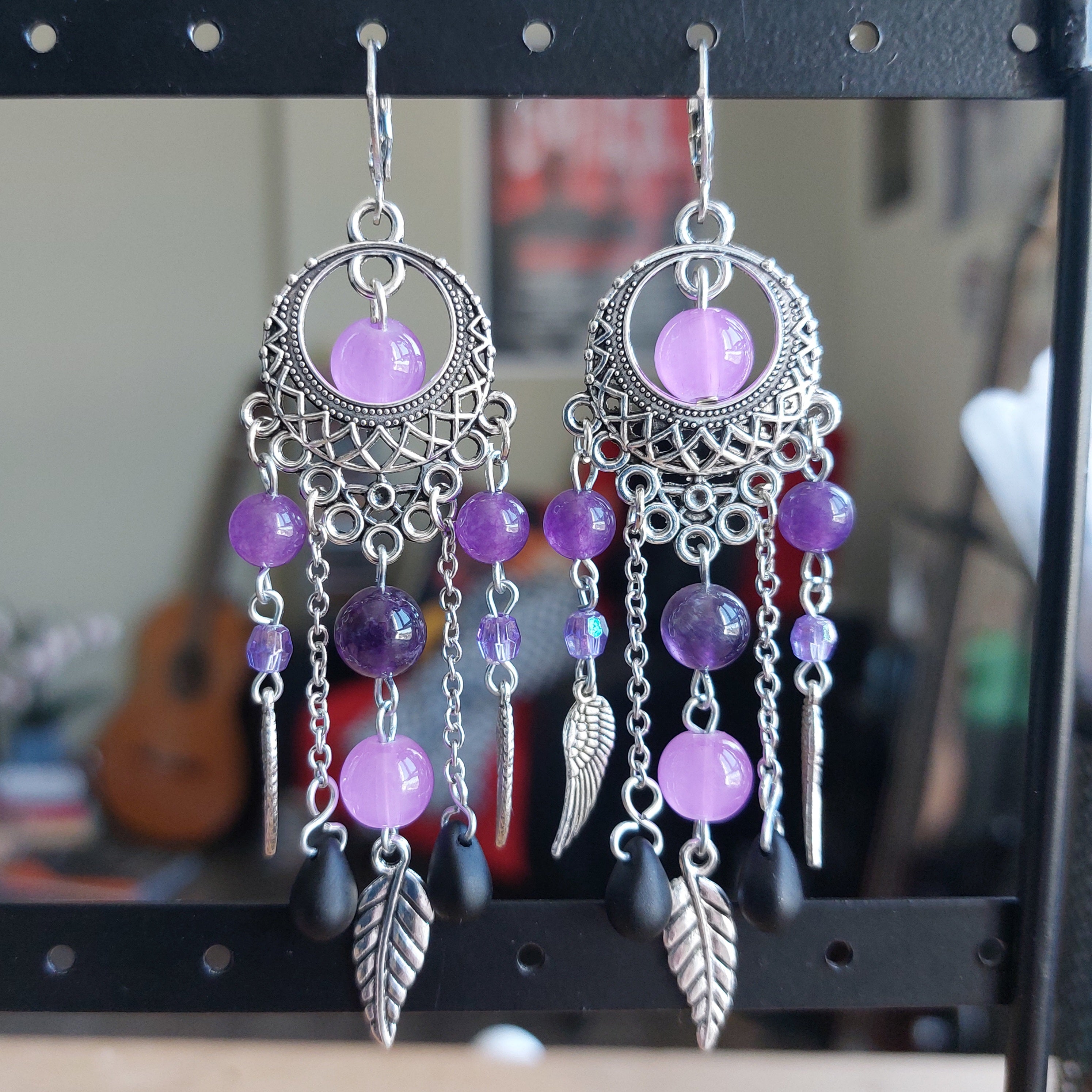 Boucles d'oreilles "Purple Dream"