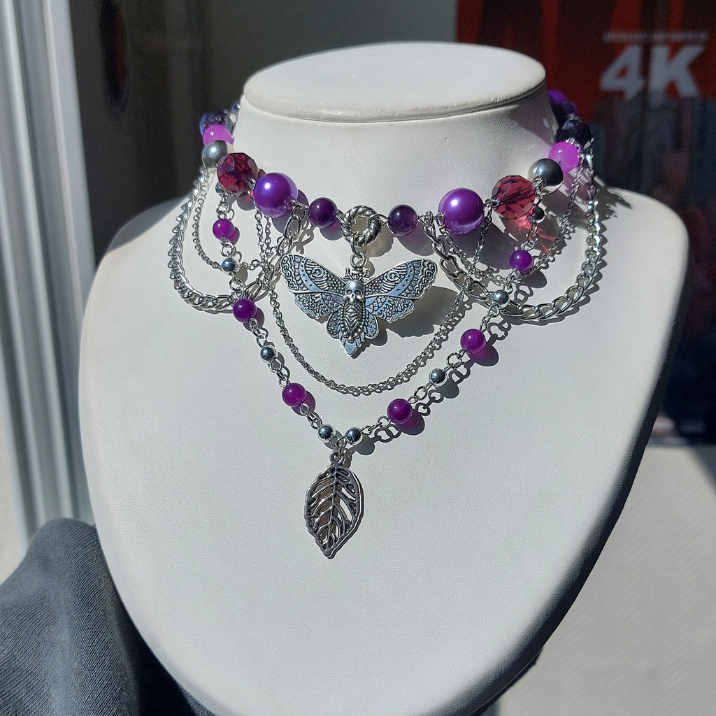 Collier "Purple Sphinx"