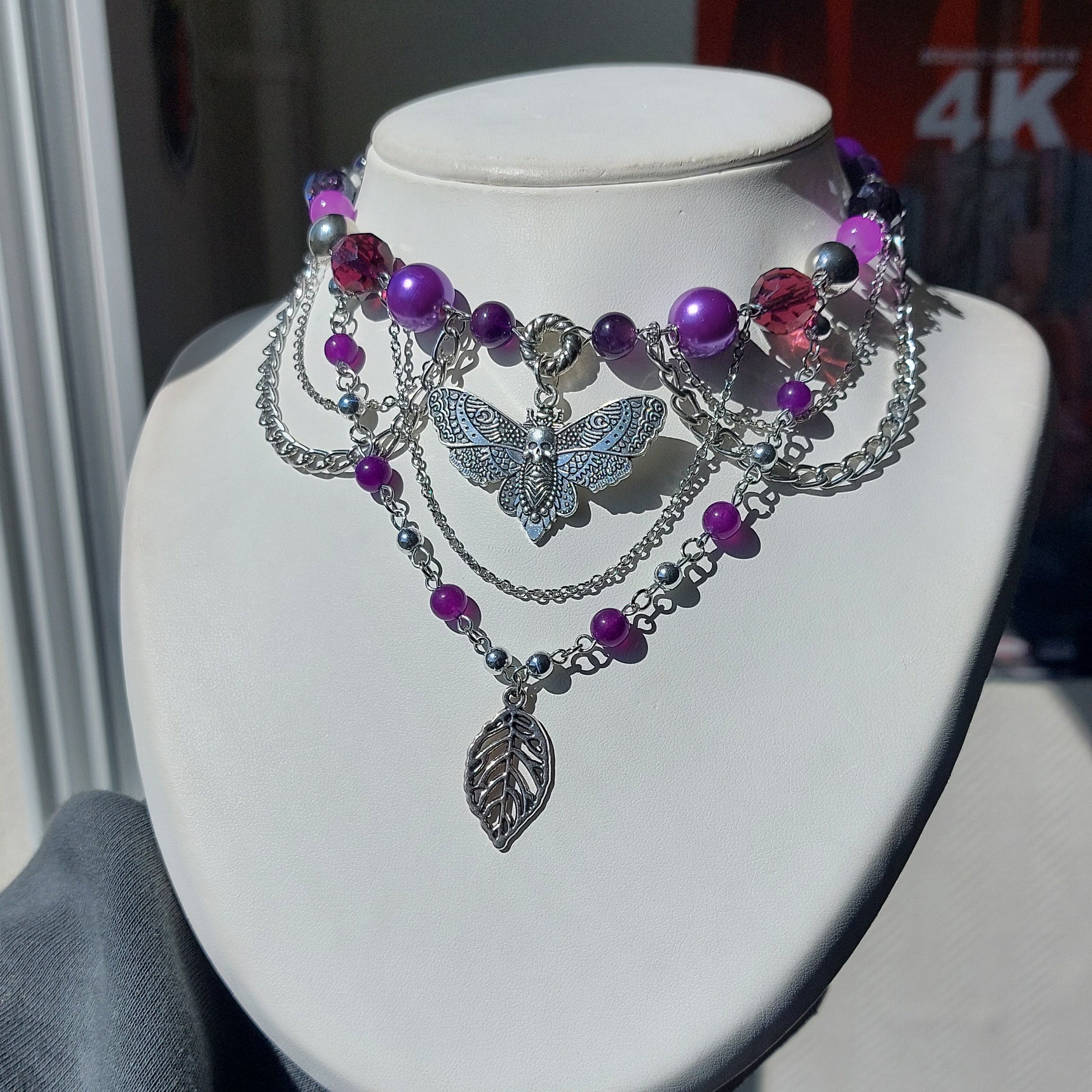Collier "Purple Sphinx"