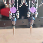Boucles d'oreilles "Purple Moon"
