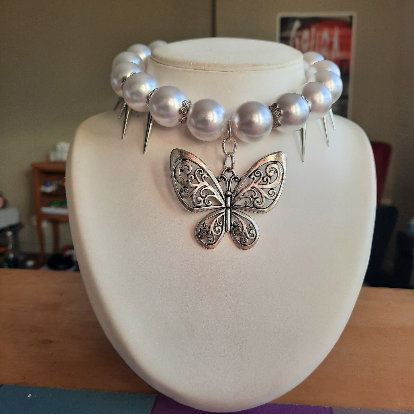 Collier "Punk Butterfly"