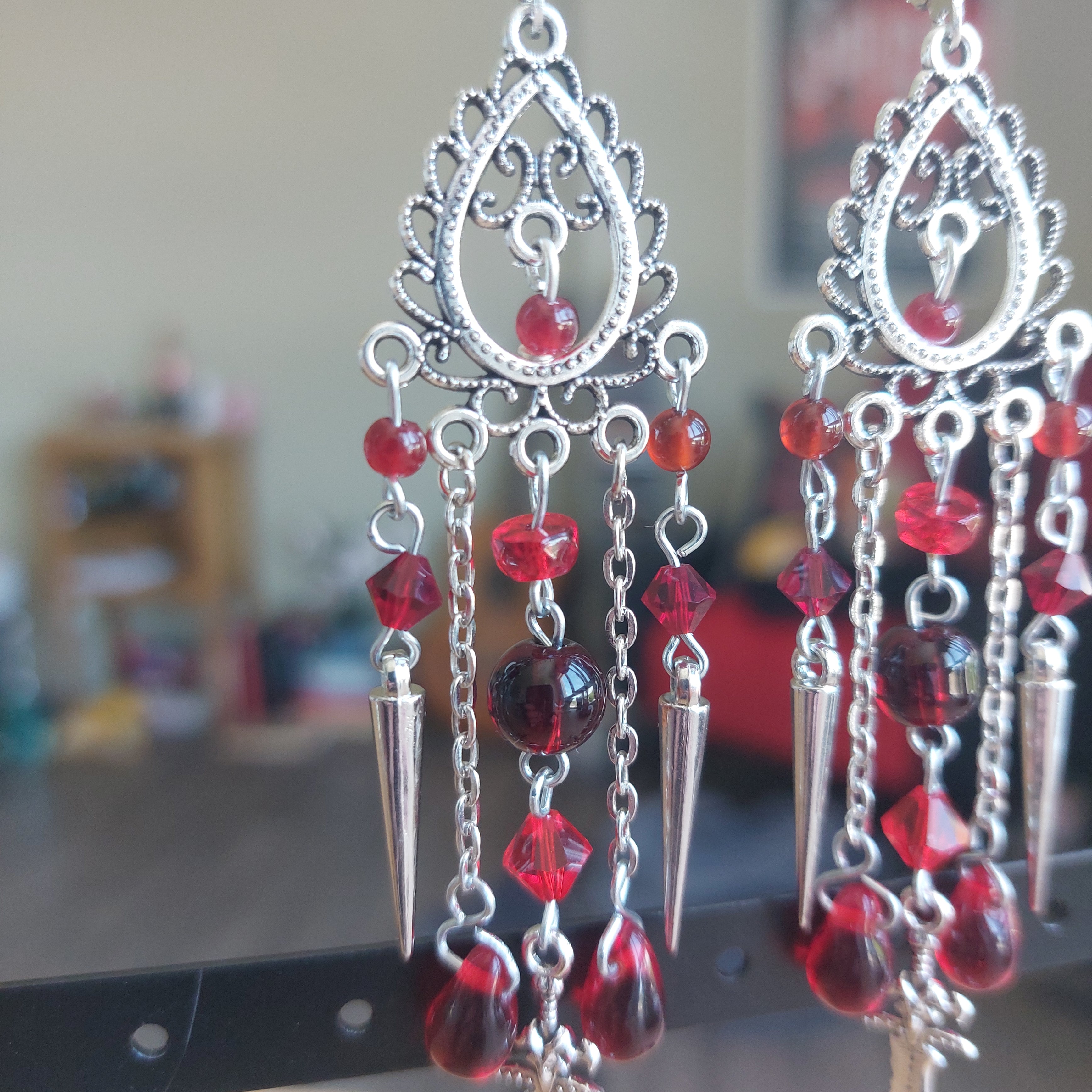 Boucles d'oreilles "Vampire"