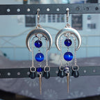 Boucles d'oreilles "Blue Moon"