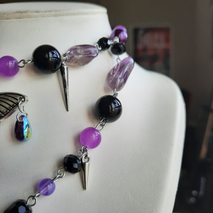 Collier  "Papillon Empoissonné"