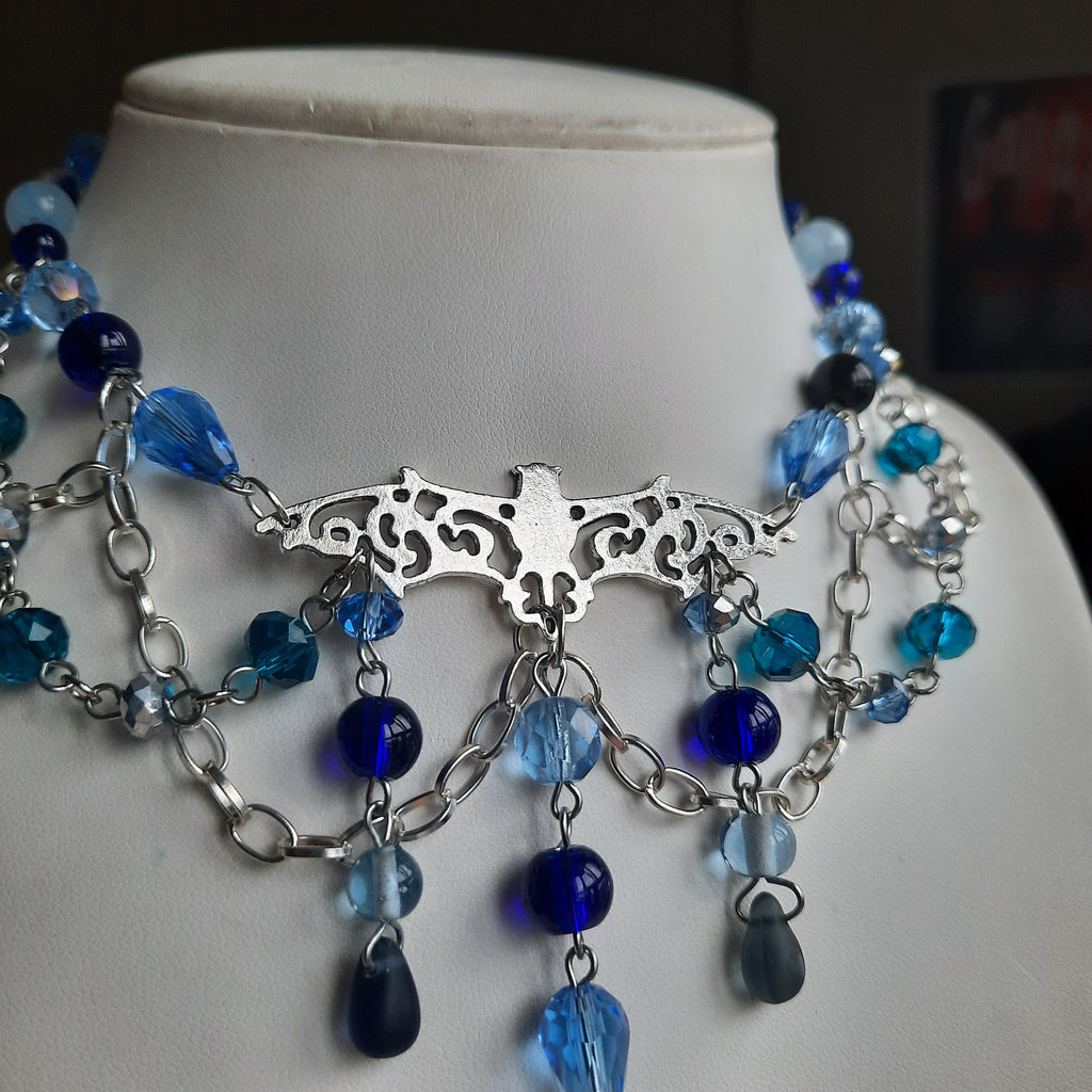 Collier "Blue Bat"