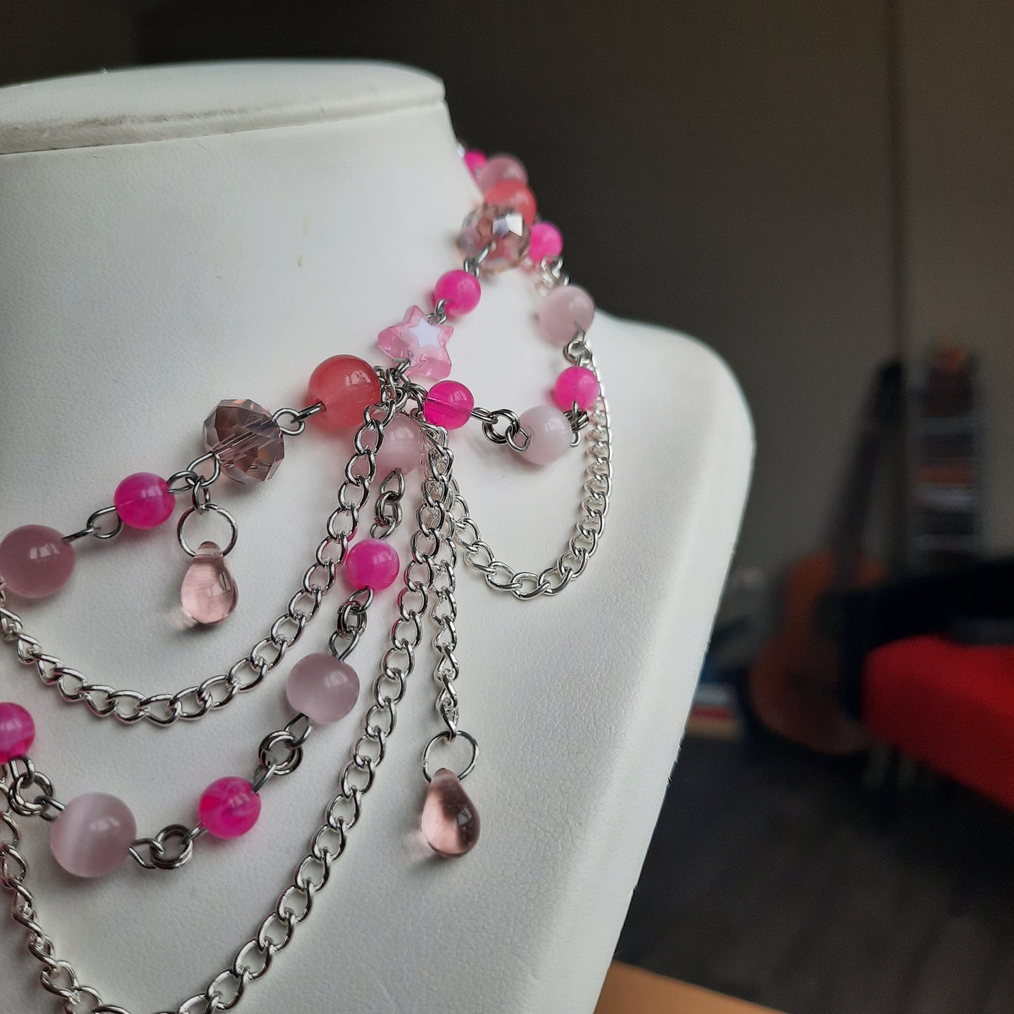 Collier "Pink Star"