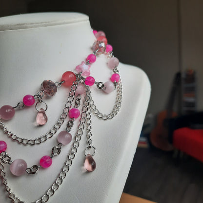 Collier "Pink Star"