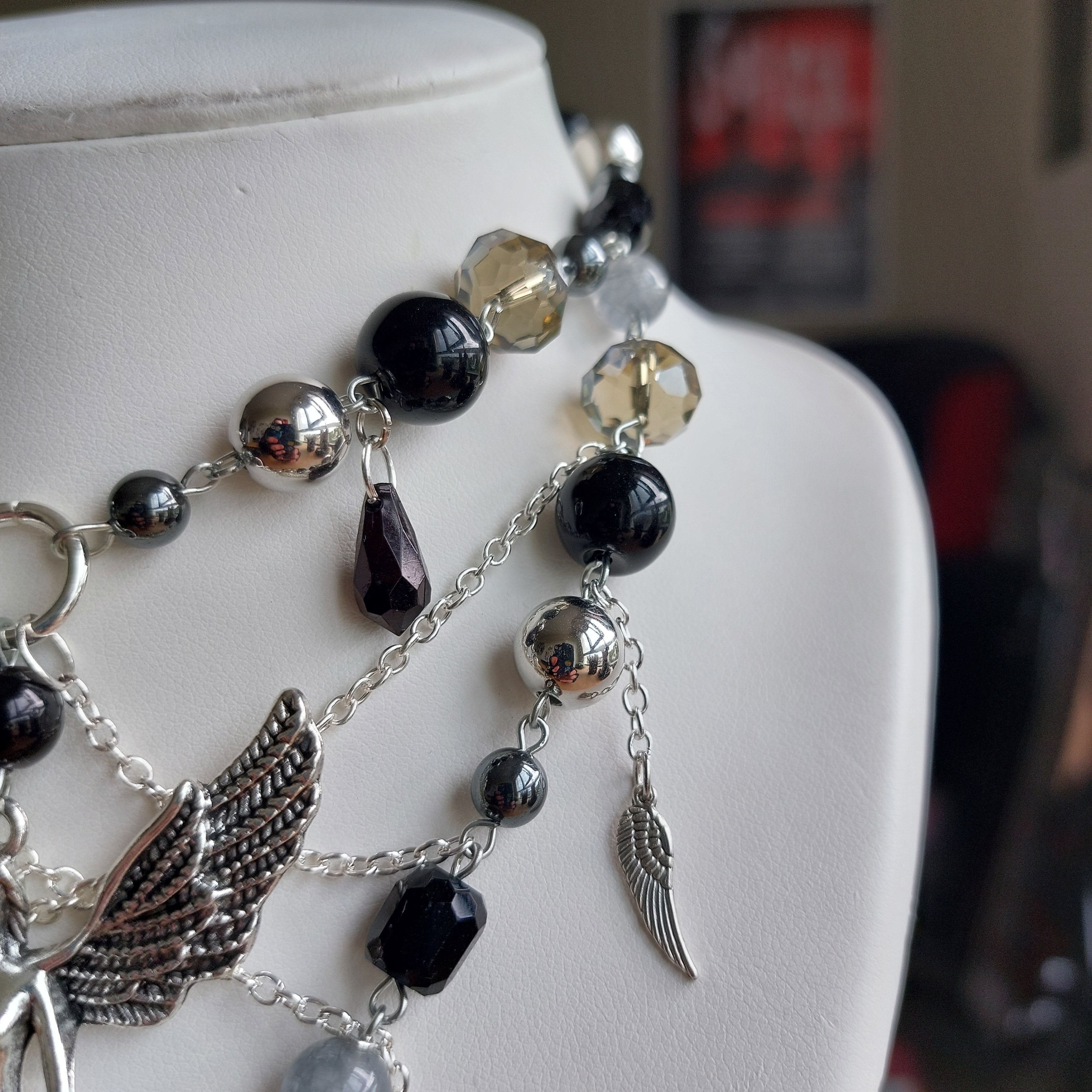 Collier "Black Angel"