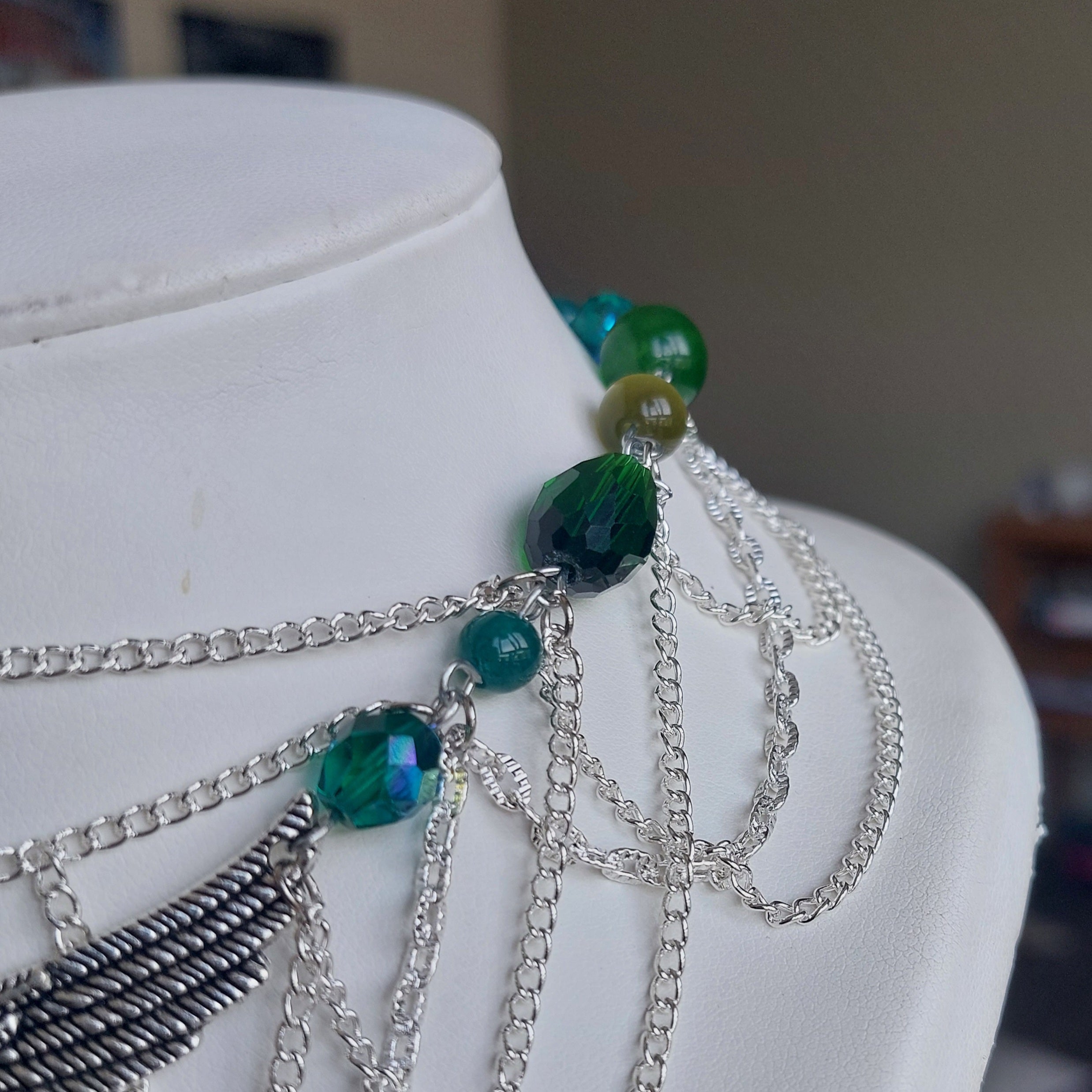 Collier "Green Angel"