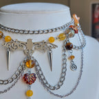 Collier "Spiky Bat"