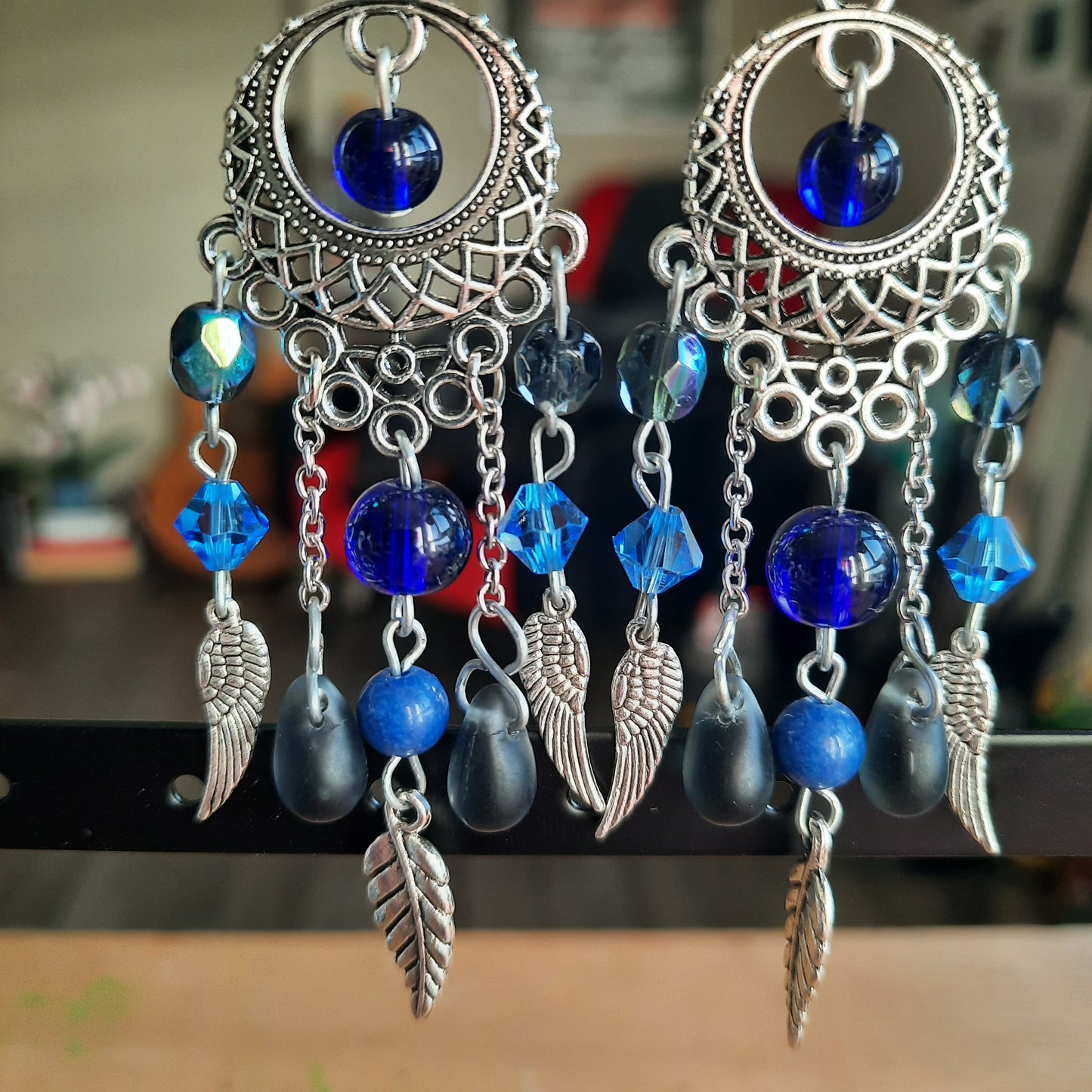 Boucles d'oreille "Rêves Bleus"