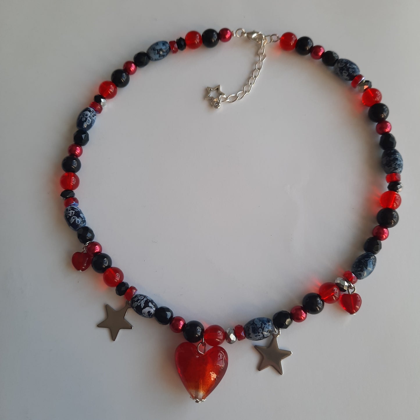 Collier "Coeur Rouge"