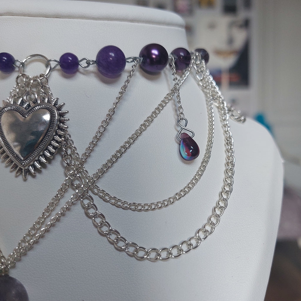 Collier "Purple Heart"