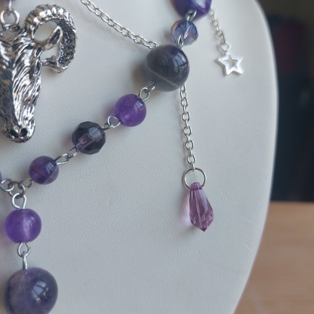 Collier "Purple WitchCraft"