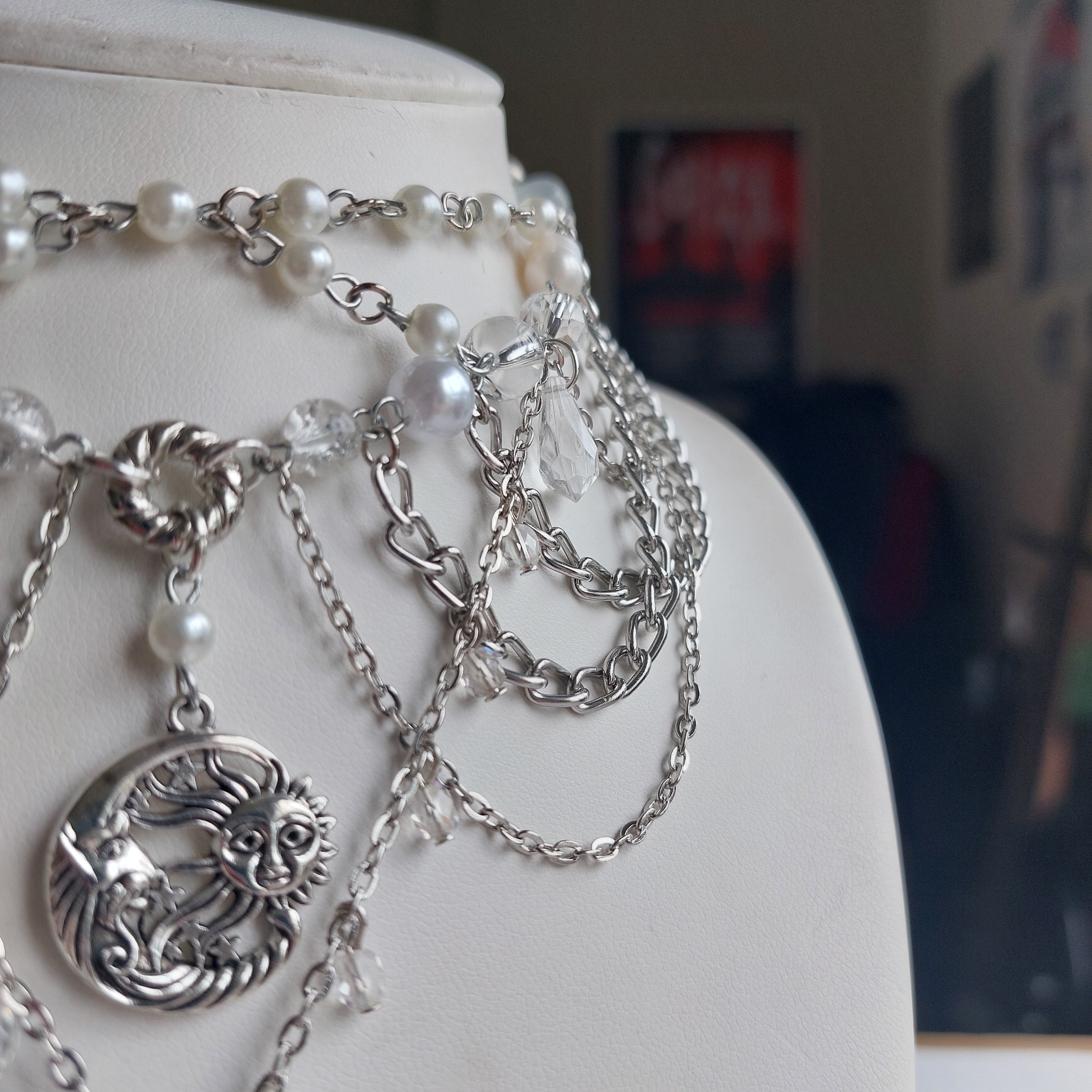 Collier "Lune de Quartz"