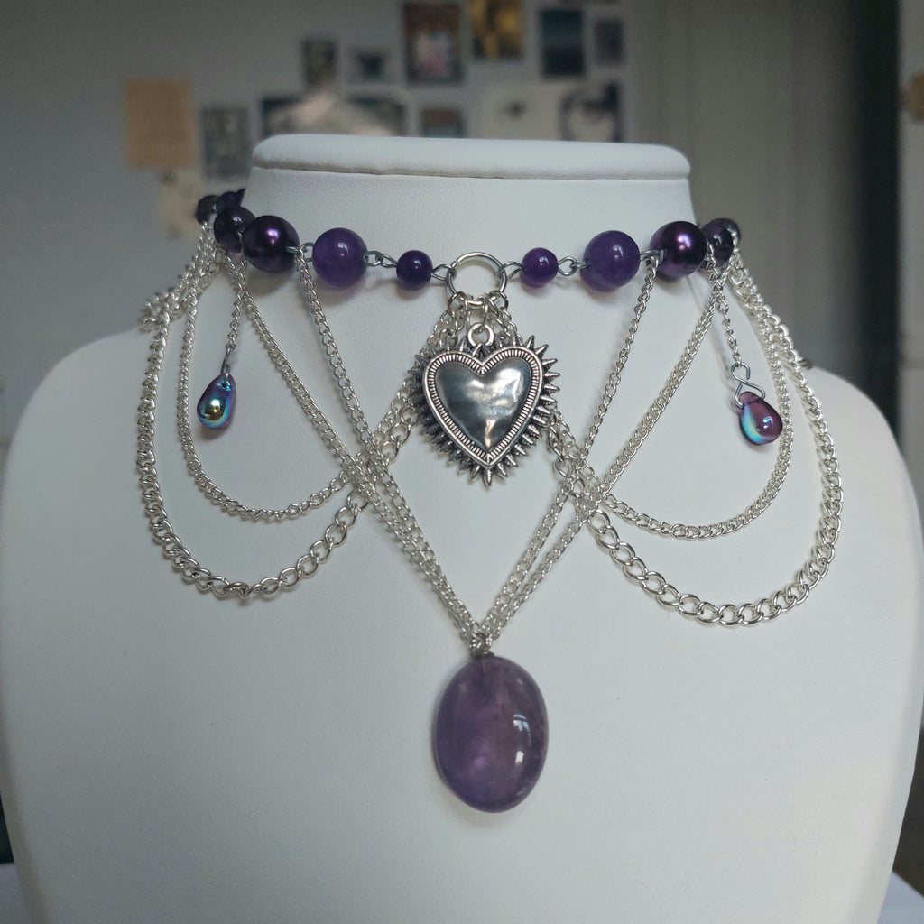 Collier "Purple Heart"