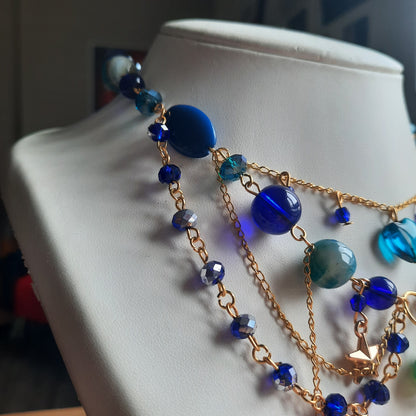 Collier "Nuit Dorée"