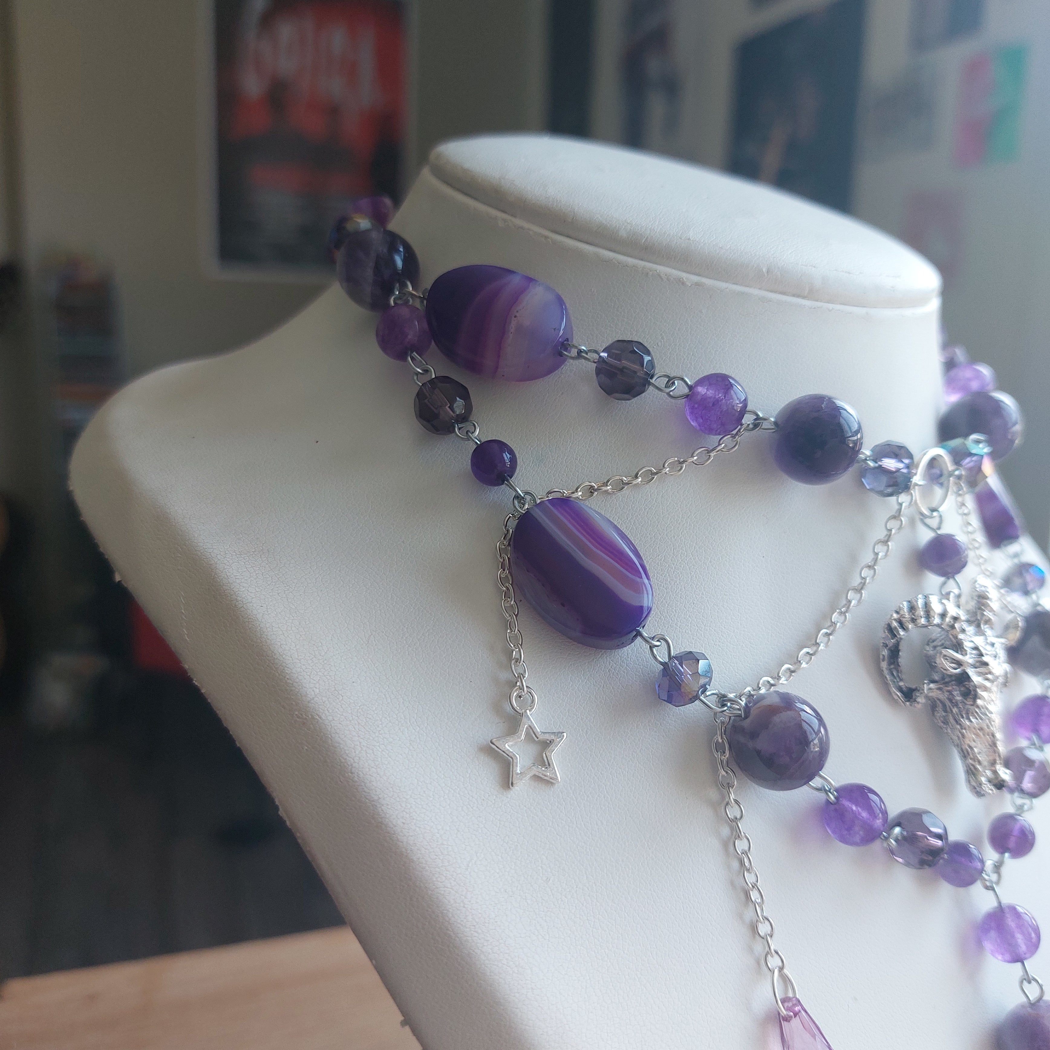 Collier "Purple WitchCraft"