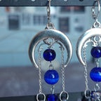 Boucles d'oreilles "Blue Moon"