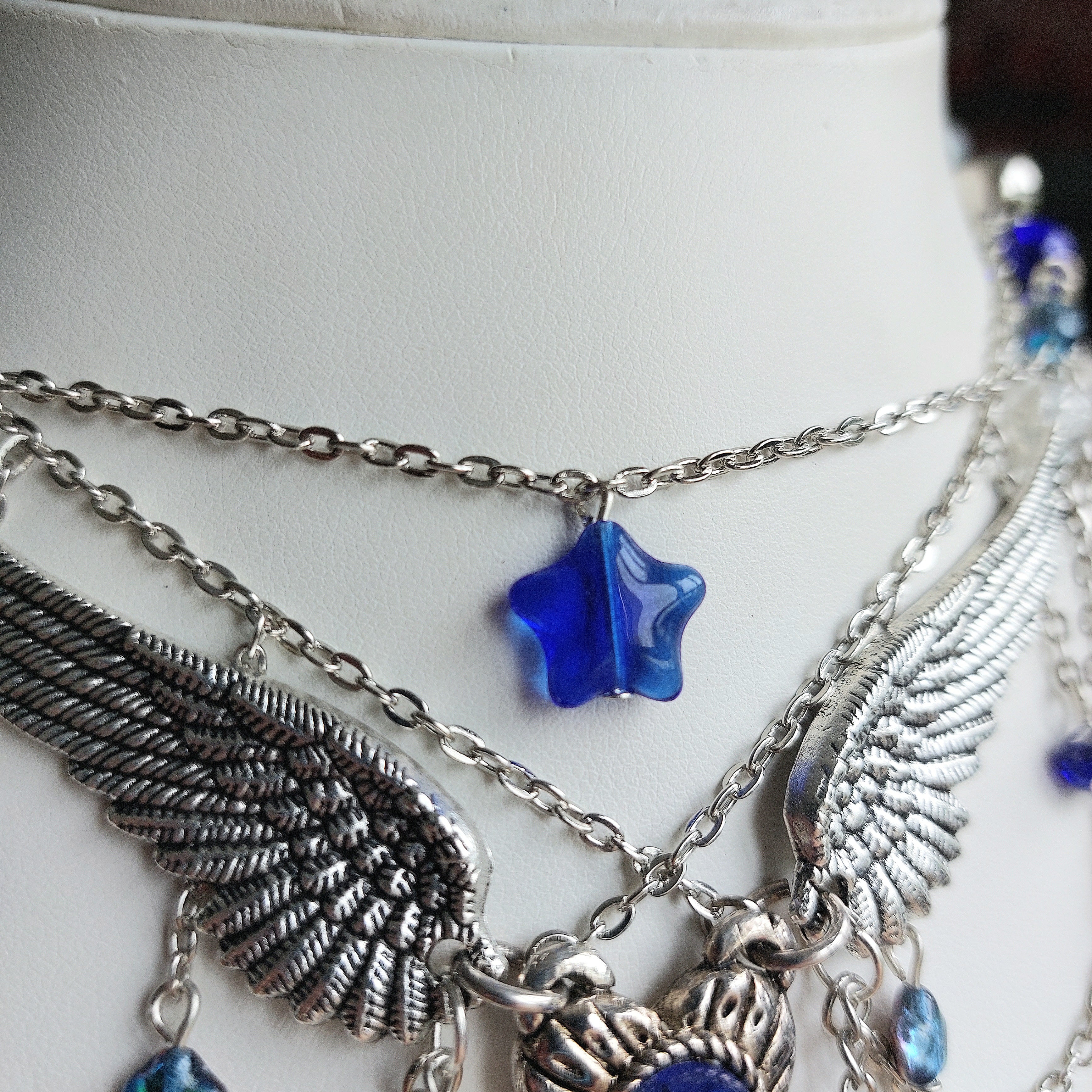 Collier "Blue Angel"