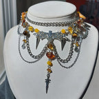 Collier "Spiky Bat"