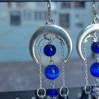 Boucles d'oreilles "Blue Moon"