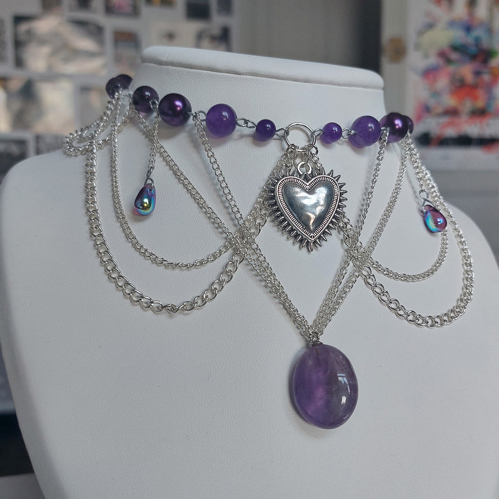 Collier "Purple Heart"