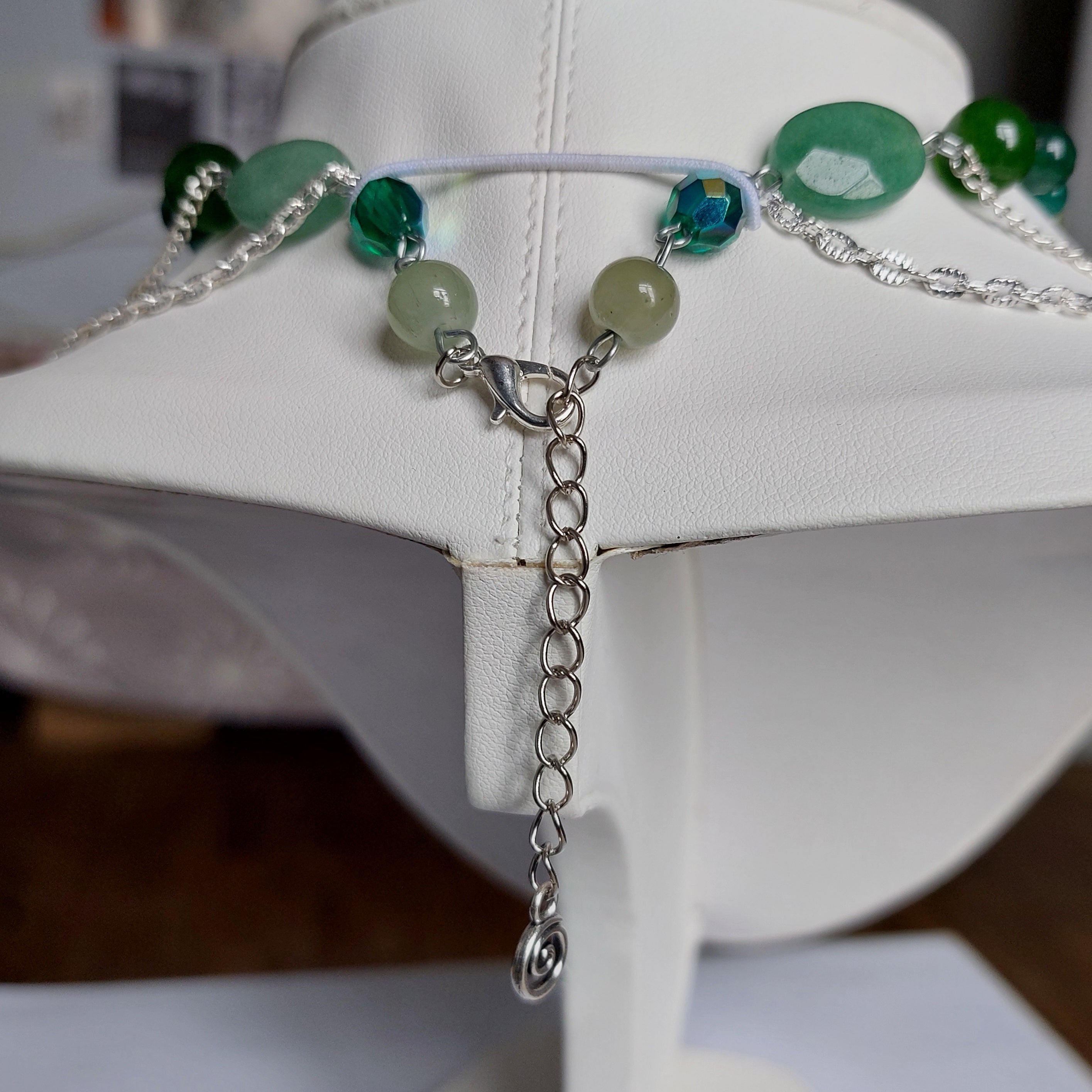 Collier "Papillon Vert"