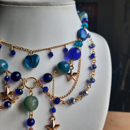 Collier "Nuit Dorée"