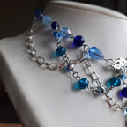 Collier "Blue Bat"