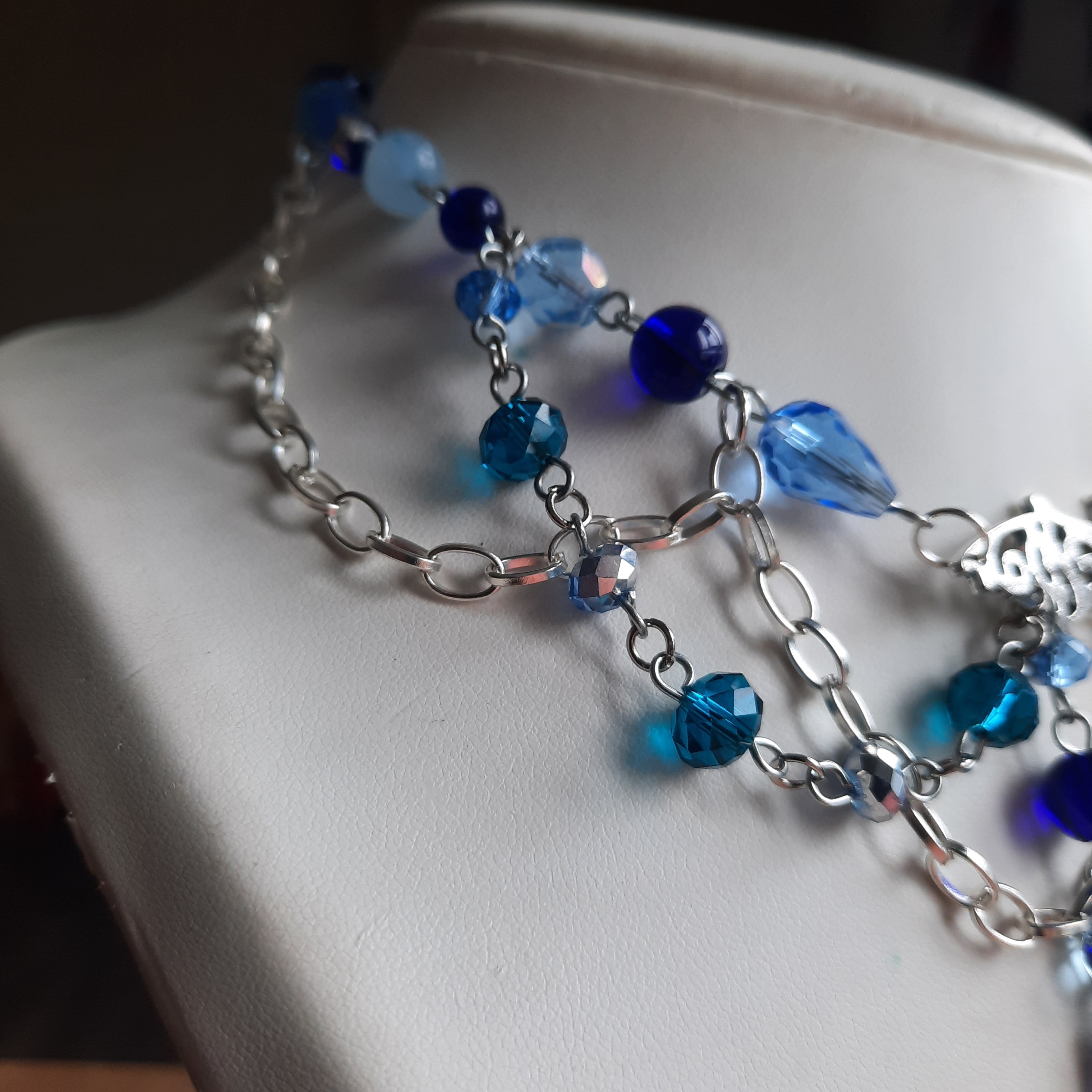 Collier "Blue Bat"