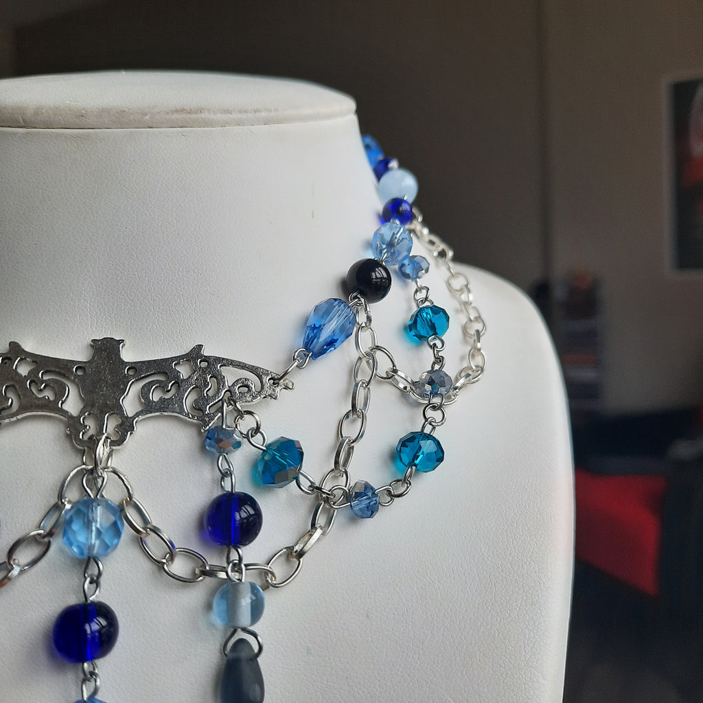 Collier "Blue Bat"