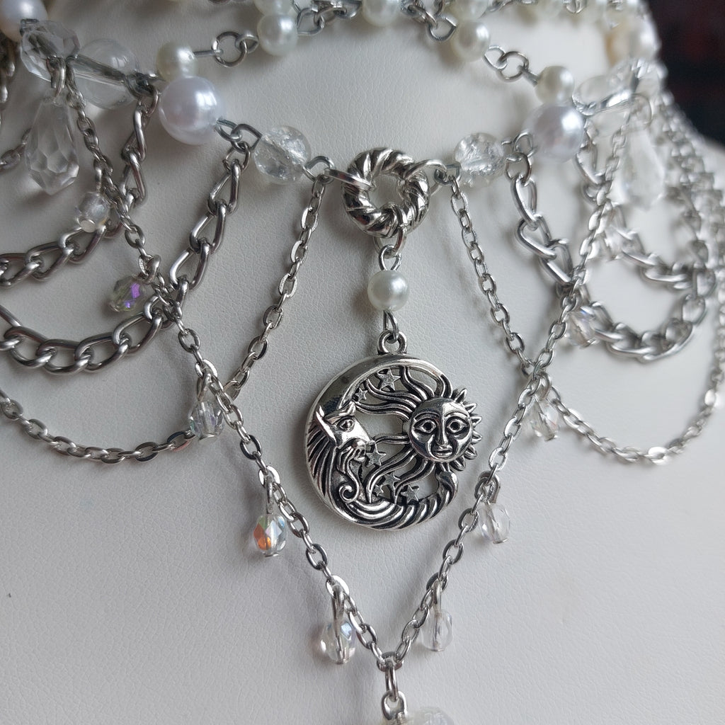 Collier "Lune de Quartz"