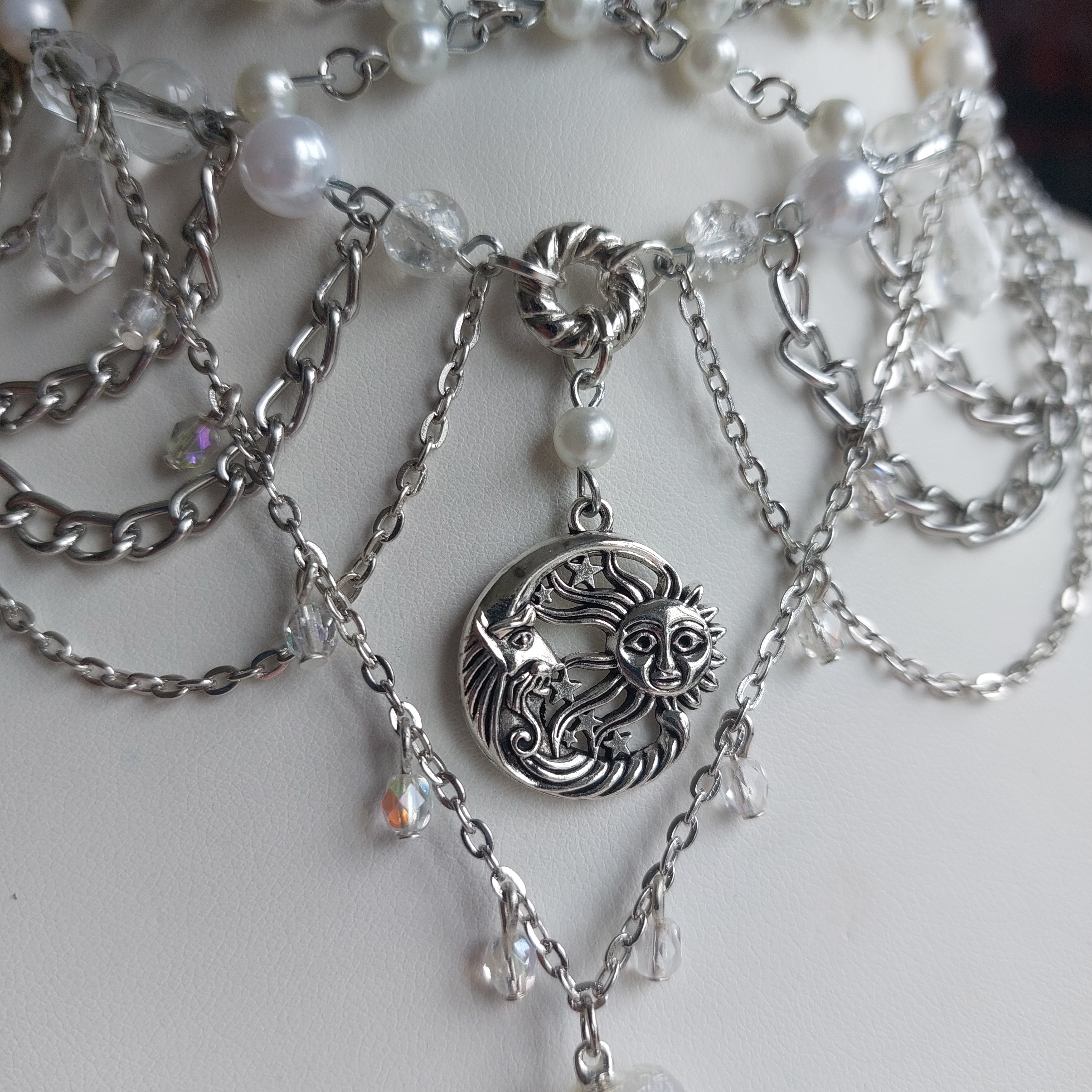 Collier "Lune de Quartz"