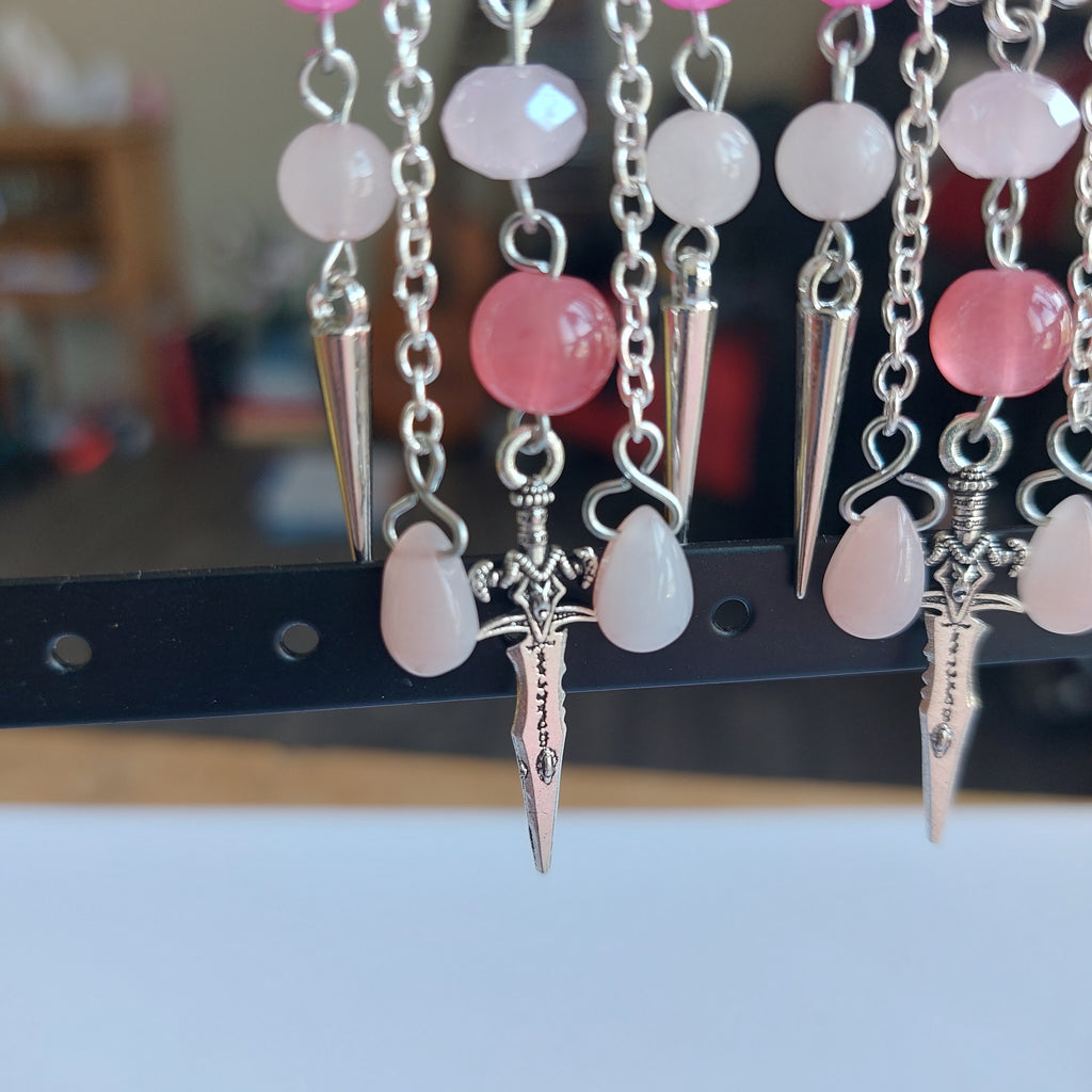 Boucles d'oreille "Pink Dream"