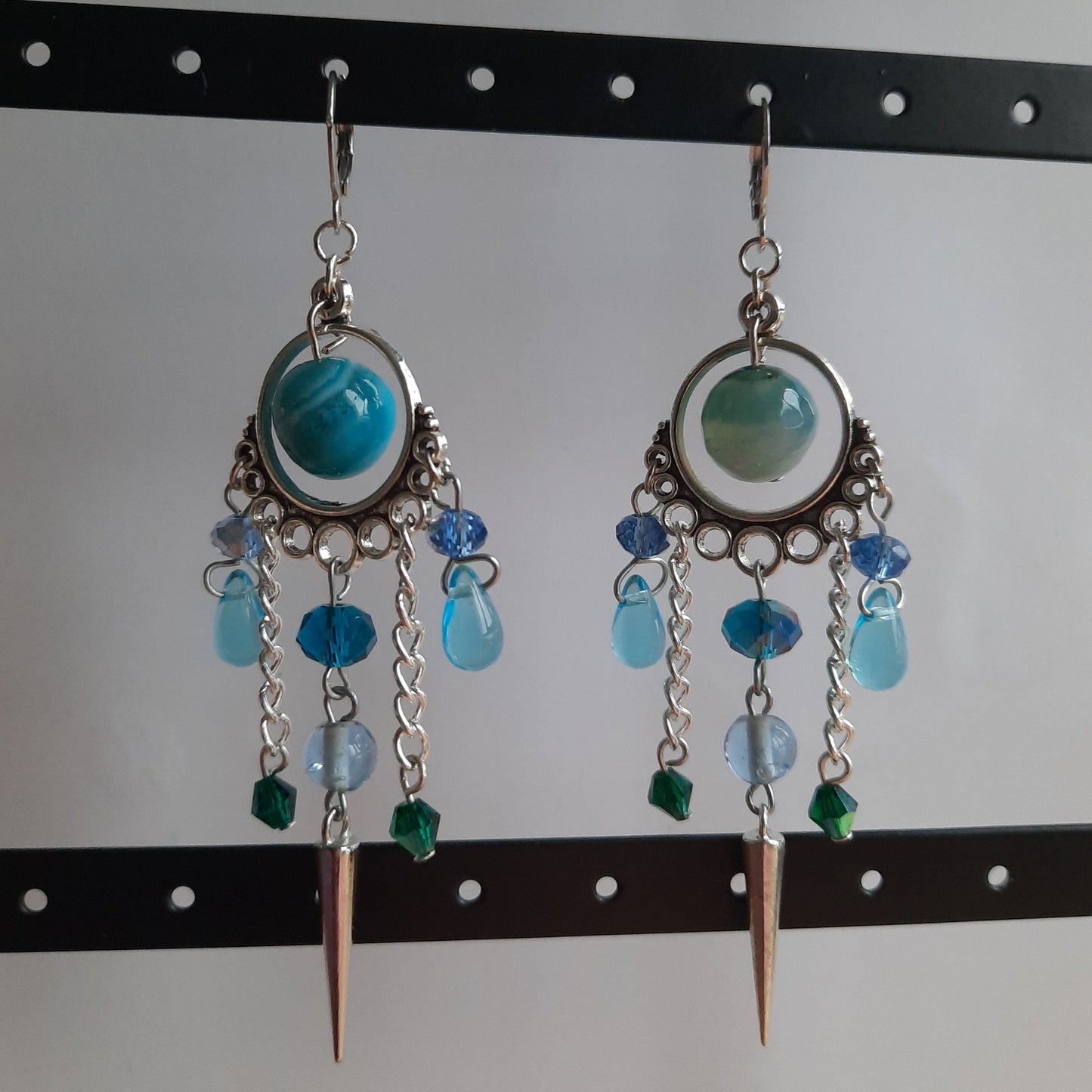Boucles d'oreille "Eau de Pluie"