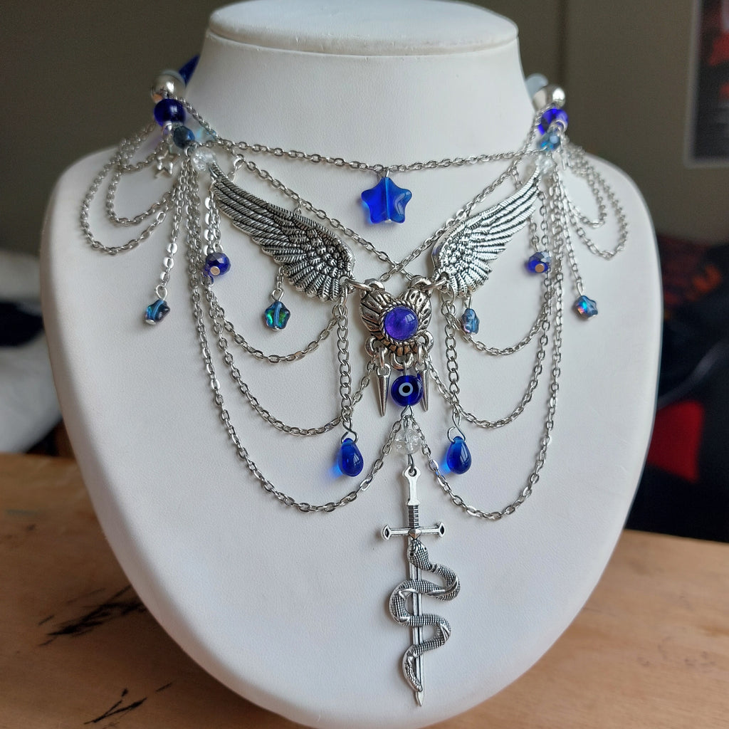 Collier "Blue Angel"