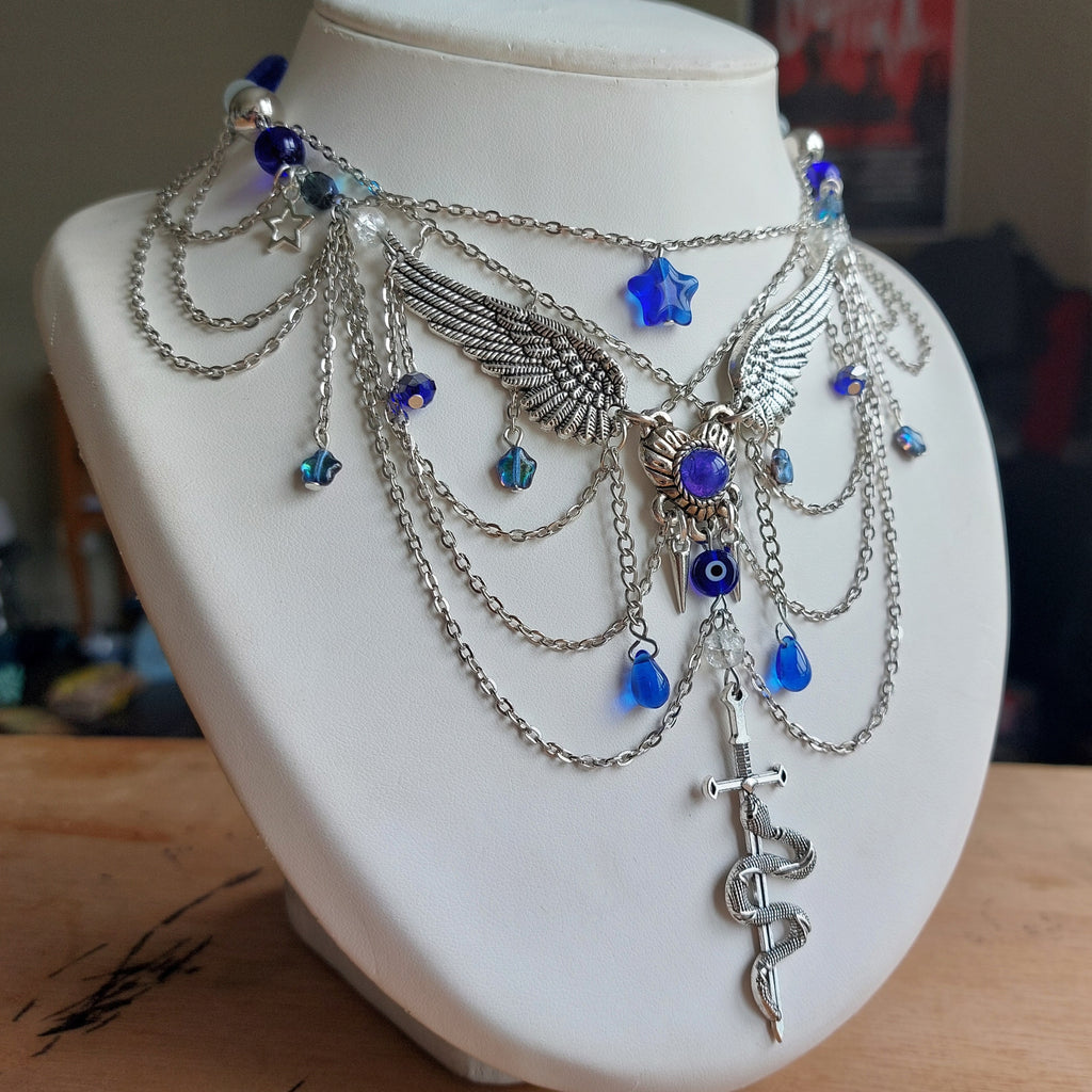 Collier "Blue Angel"