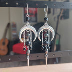 Boucles d'oreilles "Black Moon"
