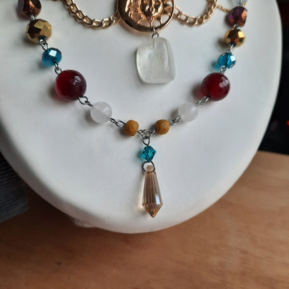 Collier "Dark Crystal"