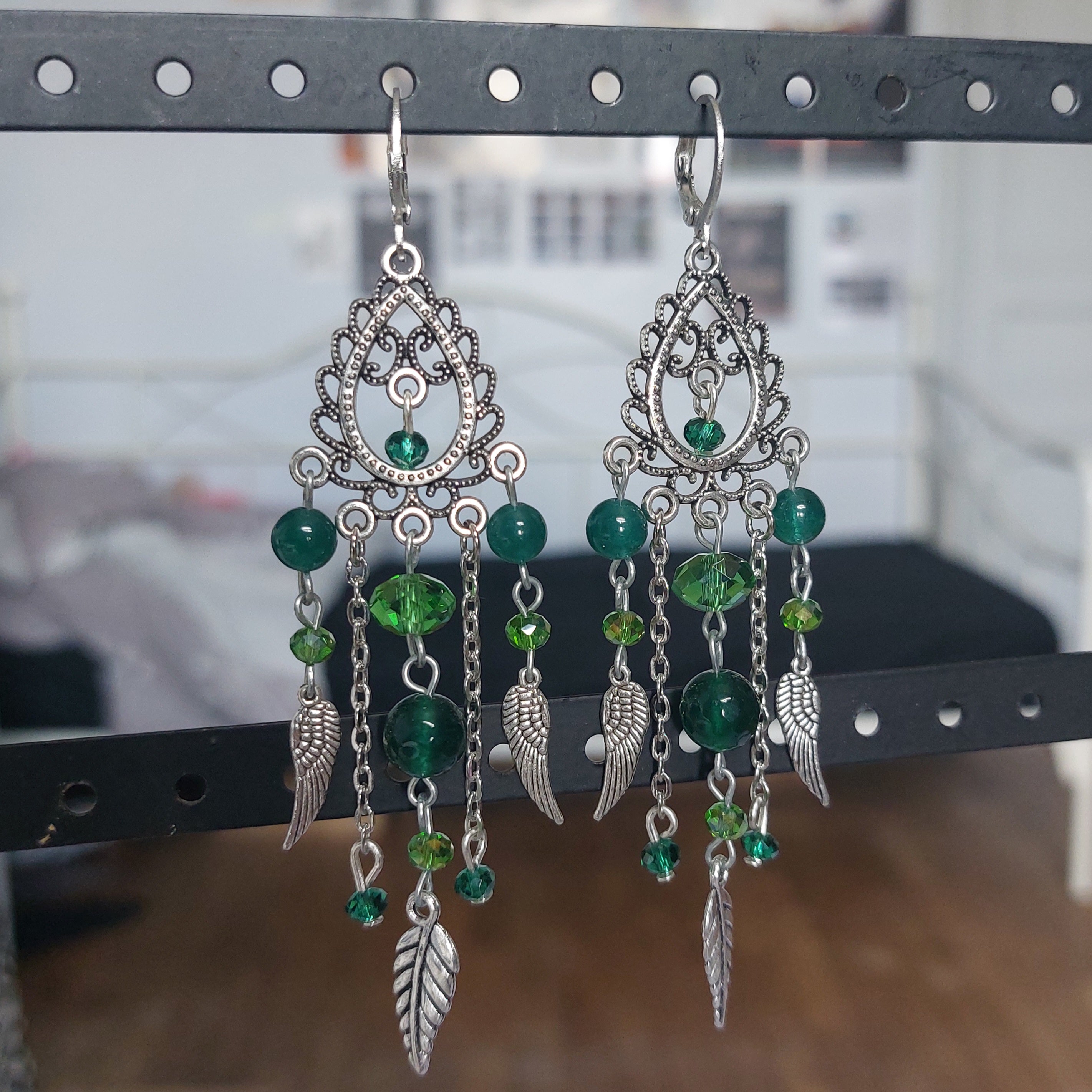 Boucles d'oreilles "Green Dream"