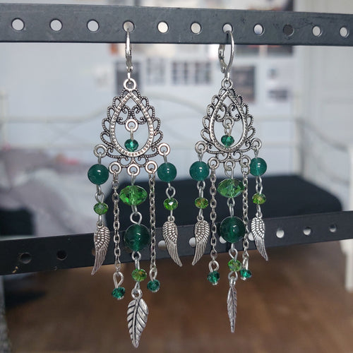 Boucles d'oreilles "Green Dream"