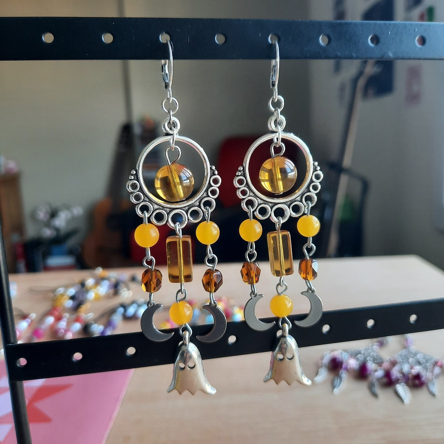 Boucles d'oreille "Sunny Ghost"