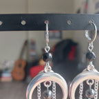 Boucles d'oreilles "Black Moon"