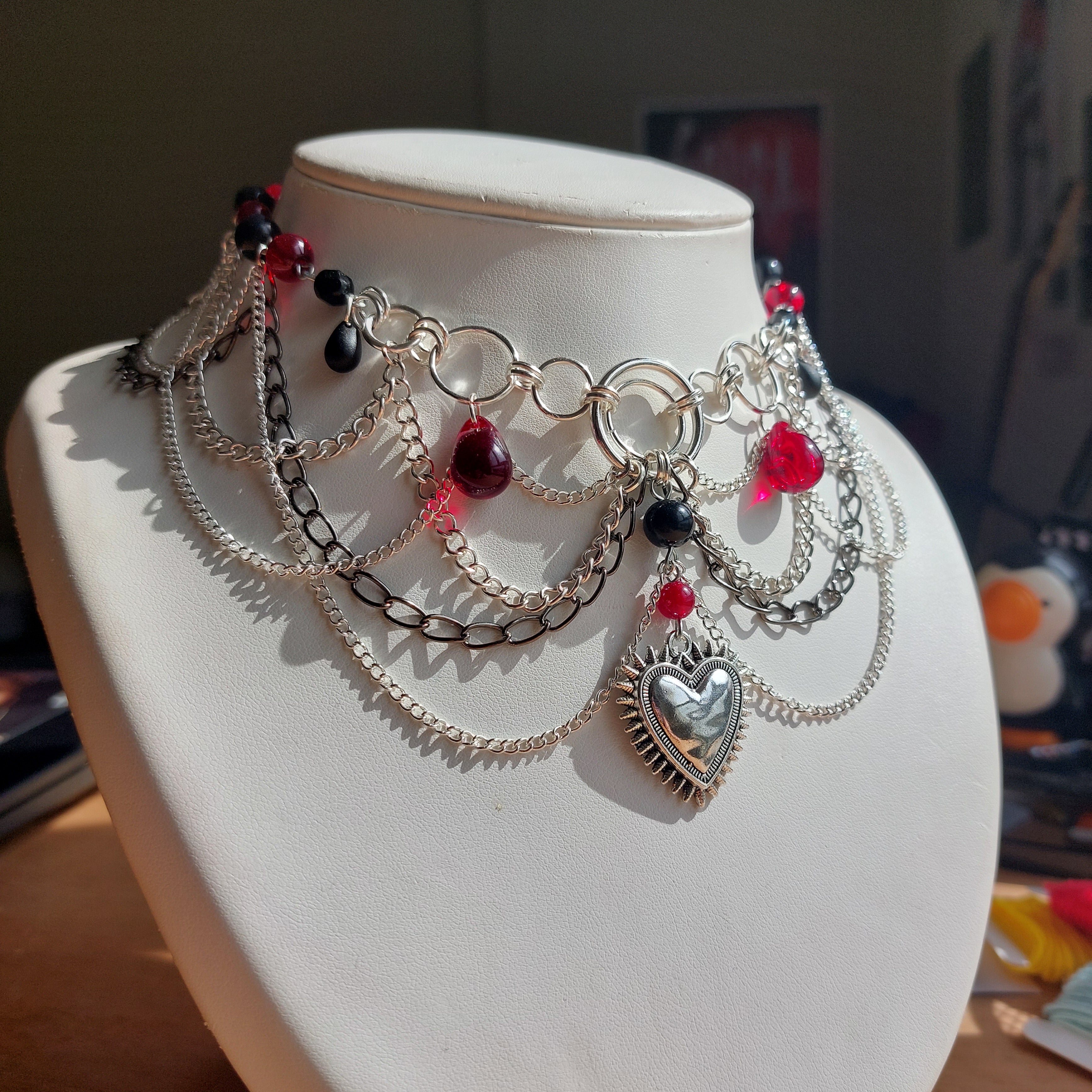 Collier "Punk Love"