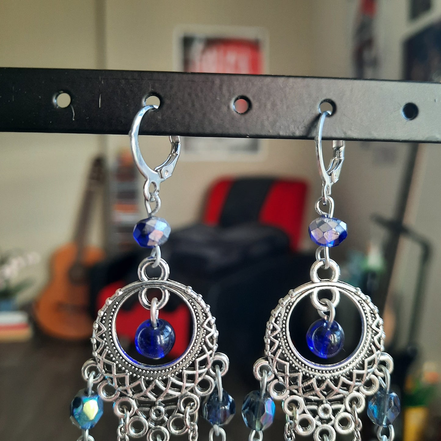 Boucles d'oreille "Rêves Bleus"